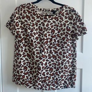Leopard Print Women's Top